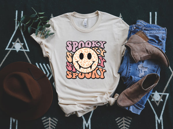 Cute Halloween T-Shirt, Cute Spooky Shirt,Spooky Shirt, Ghost Shirt, Women's Halloween Shirt, Halloween Party Shirt