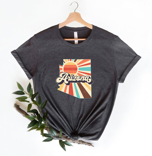 Retro Arizona Shirt,Arizona State Shirt, ArizonaTravel Shirt, Vintage Arizona Shirt, Arizona Lover Shirt, Western Shirt