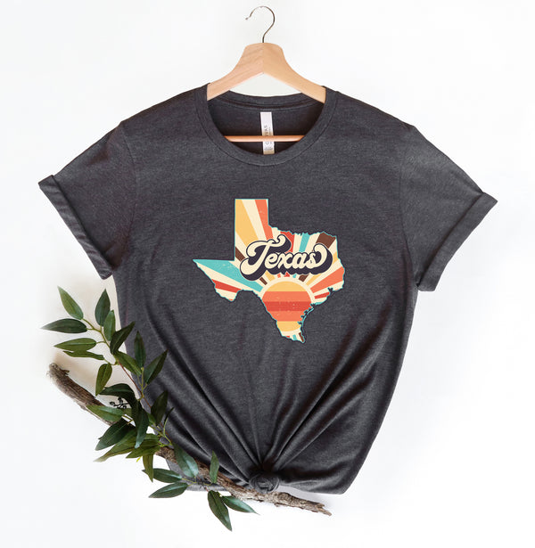 Retro Texas Shirt,Texas State Shirt, Texas Travel Shirt, Vintage Texas Shirt, Texas Lover Shirt, Western Shirt
