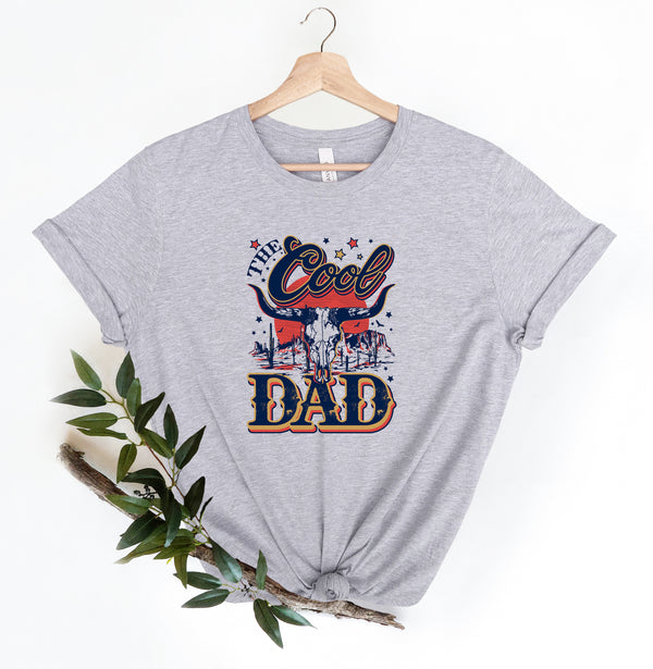 Cool Dad Shirt, Retro Western Dad Shirt, Husband Gift, Father's Day Gift, Gift for Father, Valentine Gift Dad, Dad Gift, Christmas Gift