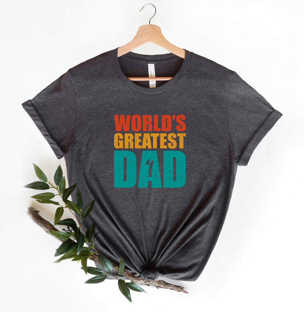 World's Greatest Dad Shirt, Dad Shirt, Retro Western Dad Shirt, Husband Gift, Father's Day Gift, Gift for Father, Valentine Gift Dad, Dad Gift, Christmas Gift