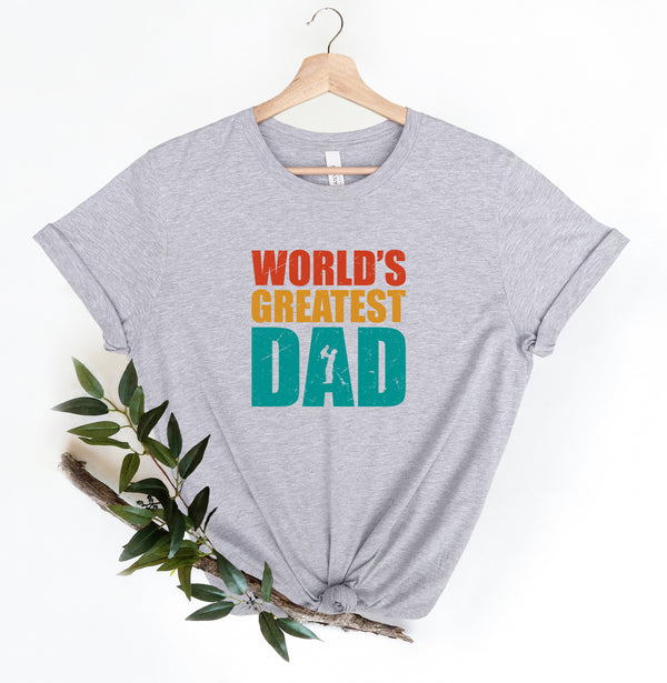World's Greatest Dad Shirt, Dad Shirt, Retro Western Dad Shirt, Husband Gift, Father's Day Gift, Gift for Father, Valentine Gift Dad, Dad Gift, Christmas Gift