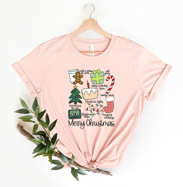 Retro Christmas Shirt, Christmas Thing Shirt for Women, Christmas Tree Shirt, Christmas Gift for Her, Christmas Night Shirt