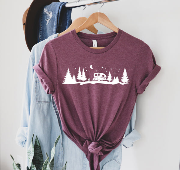 Camper in Forest Shirt, Forest Shirt
