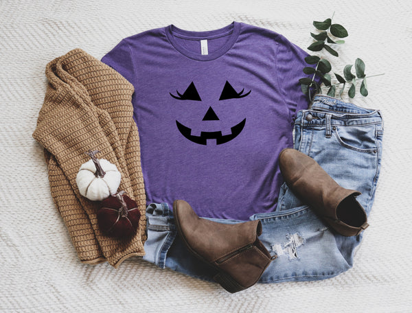 Halloween Pumpkin Face Shirt, Pumpkin Face Shirt