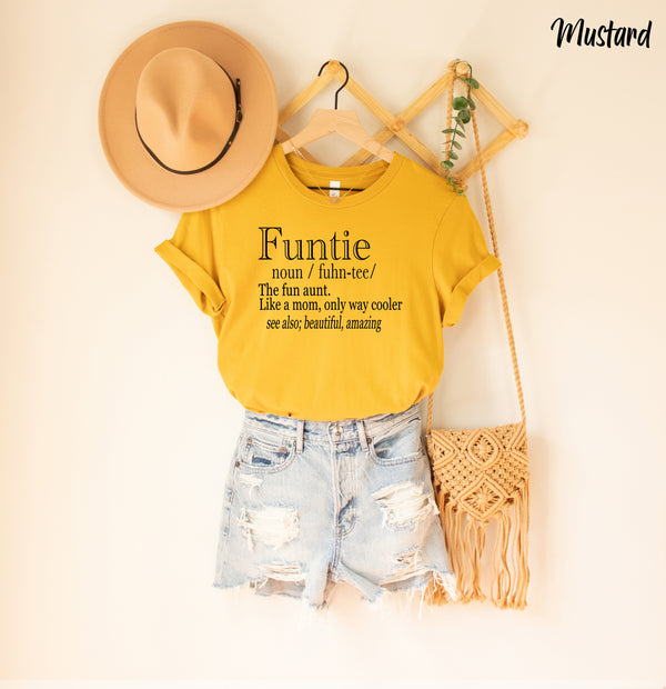 Funtie Definition Shirt, Aunt Shirt
